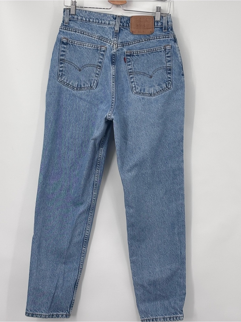 Levi's 512 vintage 90s Light wash Blue Slim tapered Denim Jeans size 13 Short